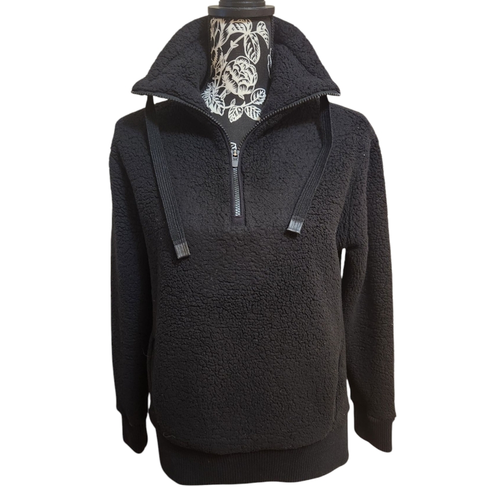 Athleta Sherpa Quarter-Zip Pullover